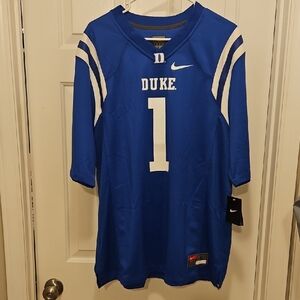 Brand New with Tags Nike Duke Blue and White Men's Jersey